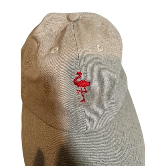 Empyre Beige Pink Flamingo Adjustable Baseball Hat Men - Picture 2 of 6